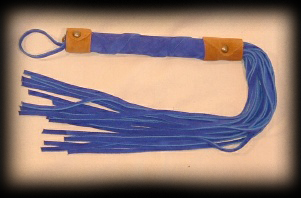 blue suede flogger